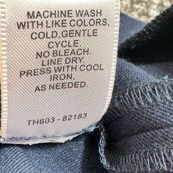 Pendleton Dress Pants Womens Size 4 High waisted Side Zipper Trouser Navy Blue - Picture 11 of 11